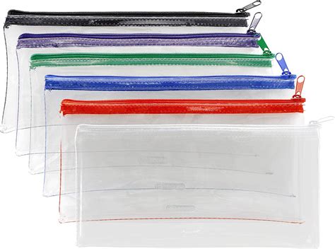 clear zipper pencil bag